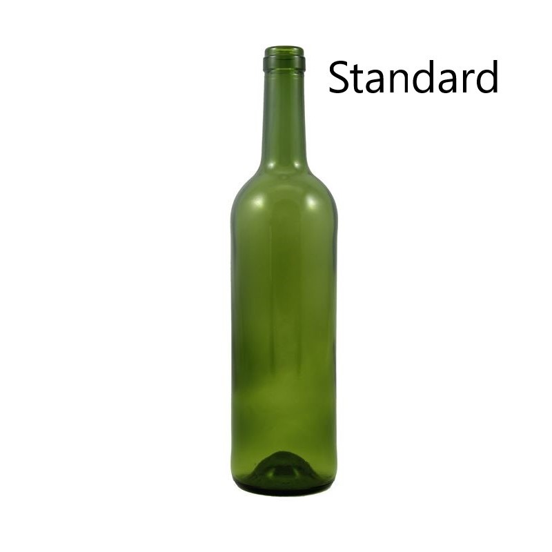 12 botellas bordolesas estándar